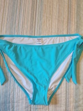 RELLECIGA Turquoise Tie-Side Bikini Bottom